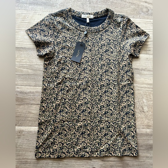 rag & bone Tops - NWT RAG & BONE Floral Camo T-Shirt  XXS